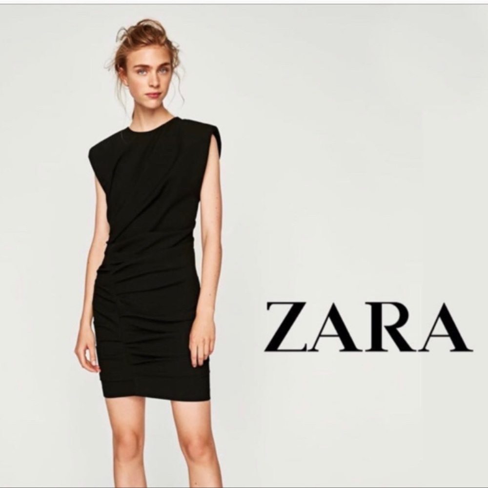 NWT Zara Cocktail Black Dress